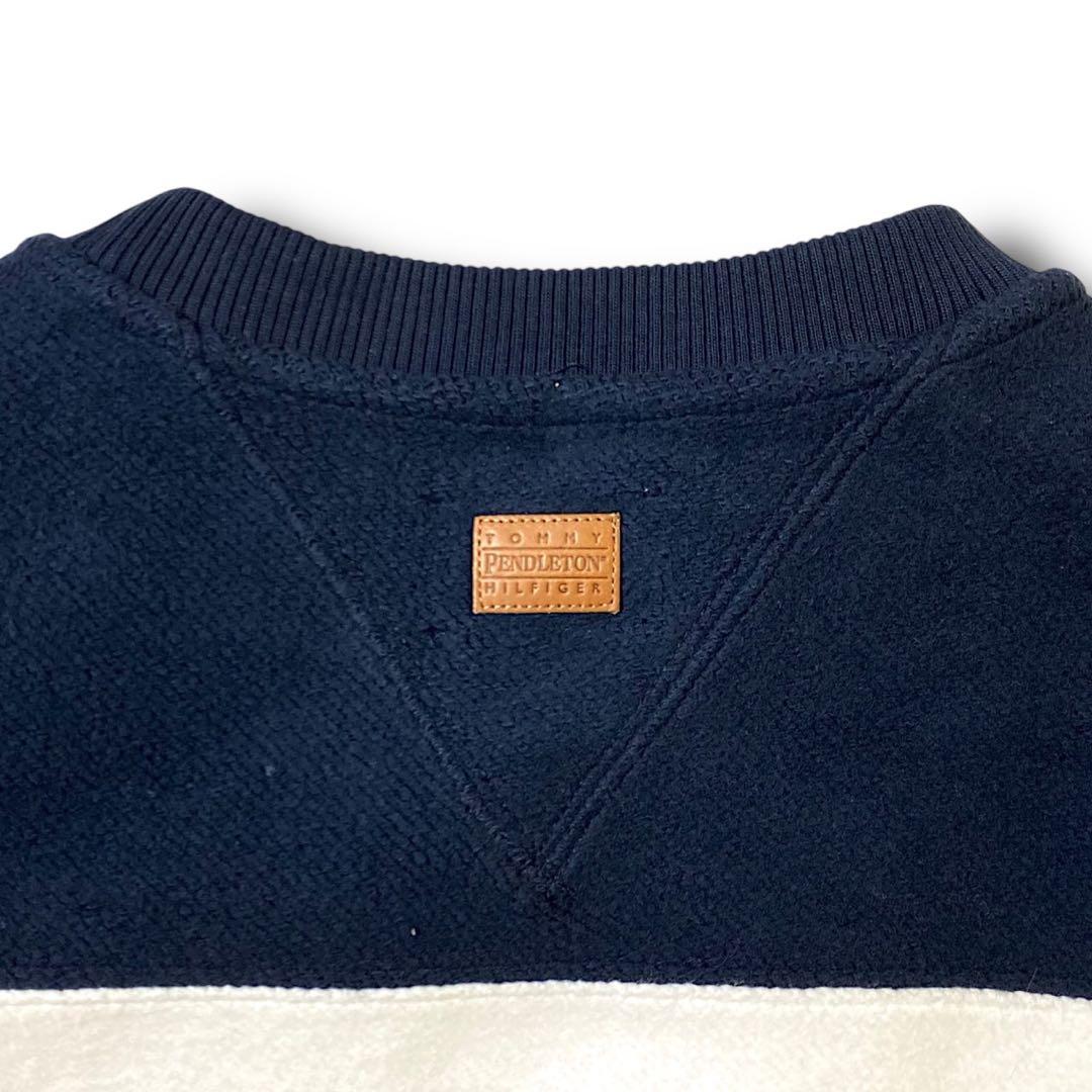 定価74800円 トミーヒルフィガー ペンドルトン ボーダー スウェット M
