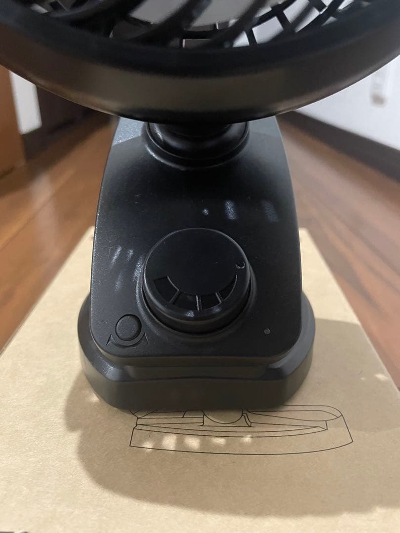 バッテリーファン 4台セット 自動首振り＆最大60時間連続使用 植物などに