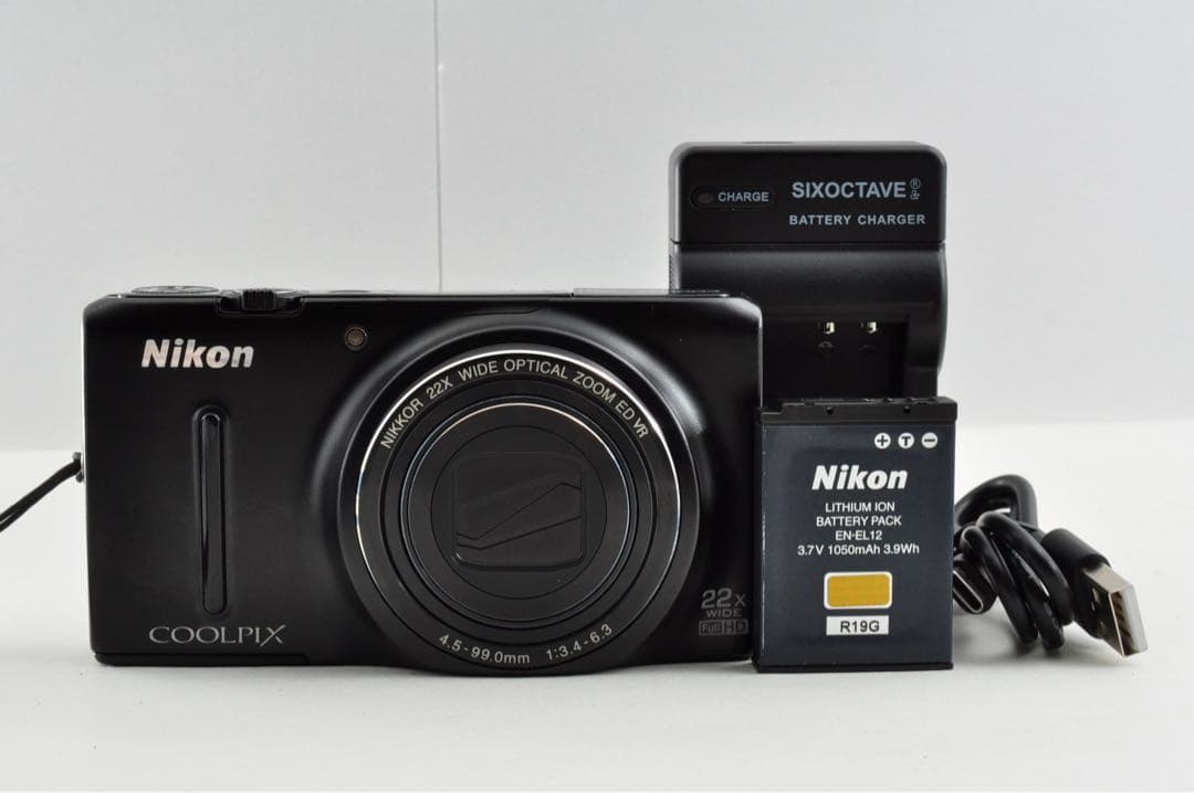 美品　Nikon COOLPIX S9500 ニコン クールピクス　ブラック
