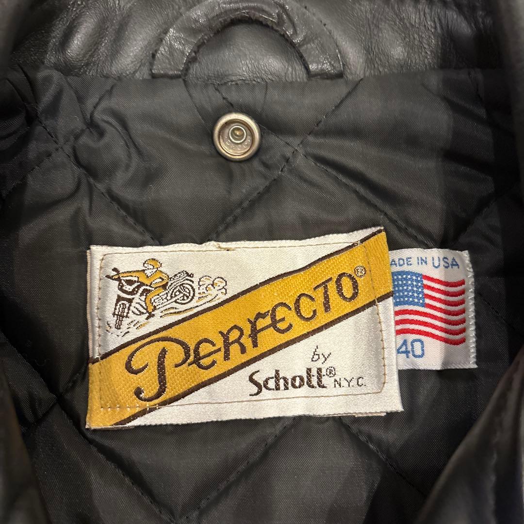 Schott Perfecto ダブルライダースジャケット 40
