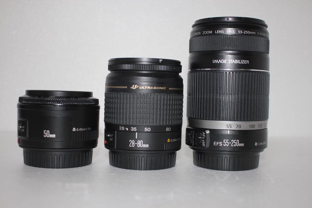 キャノン canon kiss x9 標準&望遠&単焦点トリプルレンズセット