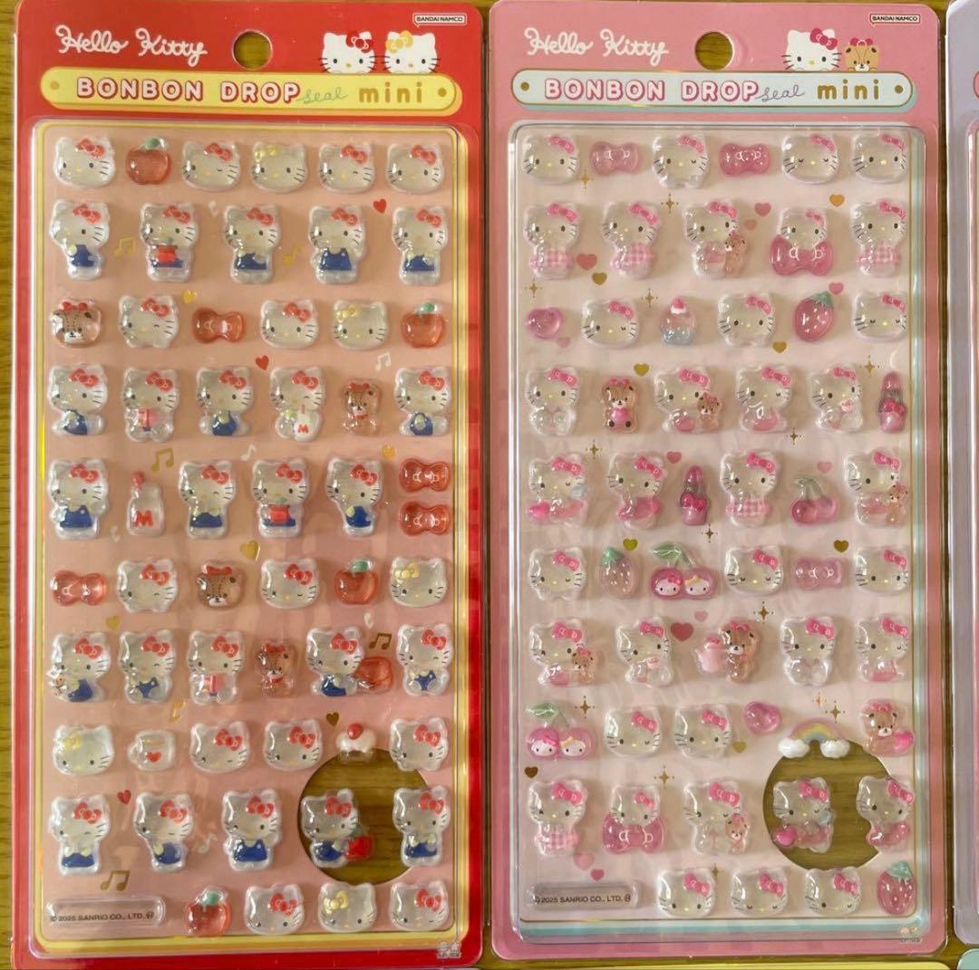【正規品】サンリオmini ボンボンドロップシール　コンプリート　8種　セット