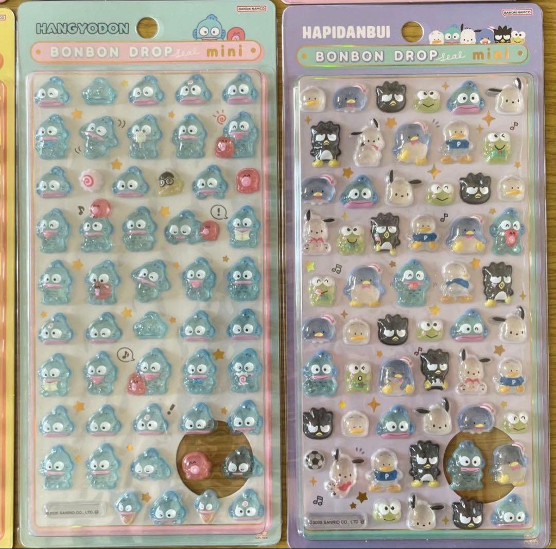 【正規品】サンリオmini ボンボンドロップシール　コンプリート　8種　セット