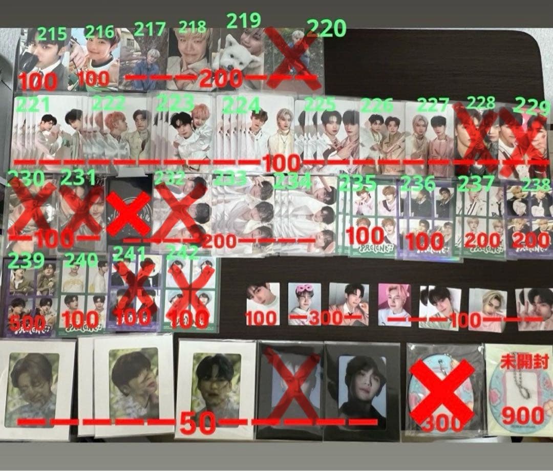 zerobaseone zb1 ゼベワン　トレカ　封入　特典　ID