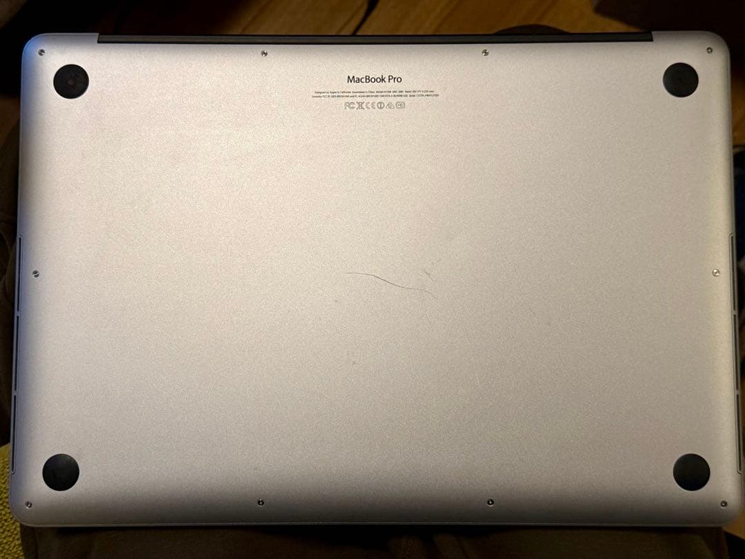 MacBook Pro Retina A1398(本体・純正充電器)