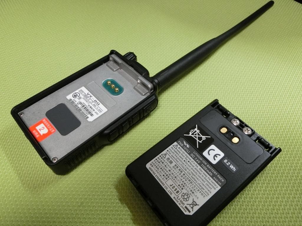 八重洲 VX-8G GPS搭載ハンディトランシーバー