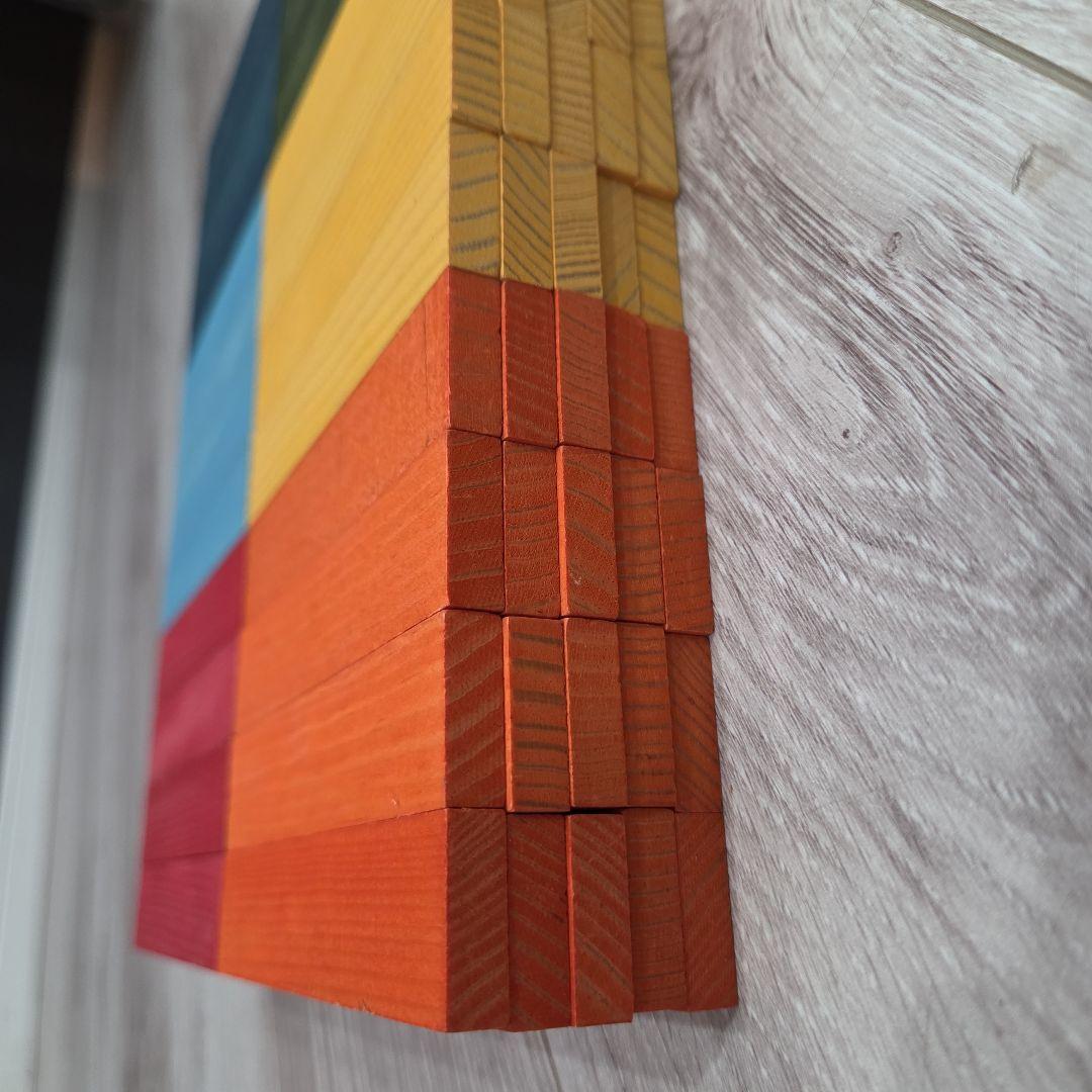 カラーカプラ　カプラ　KAPLA　積み木　120ピース+おまけピース9色