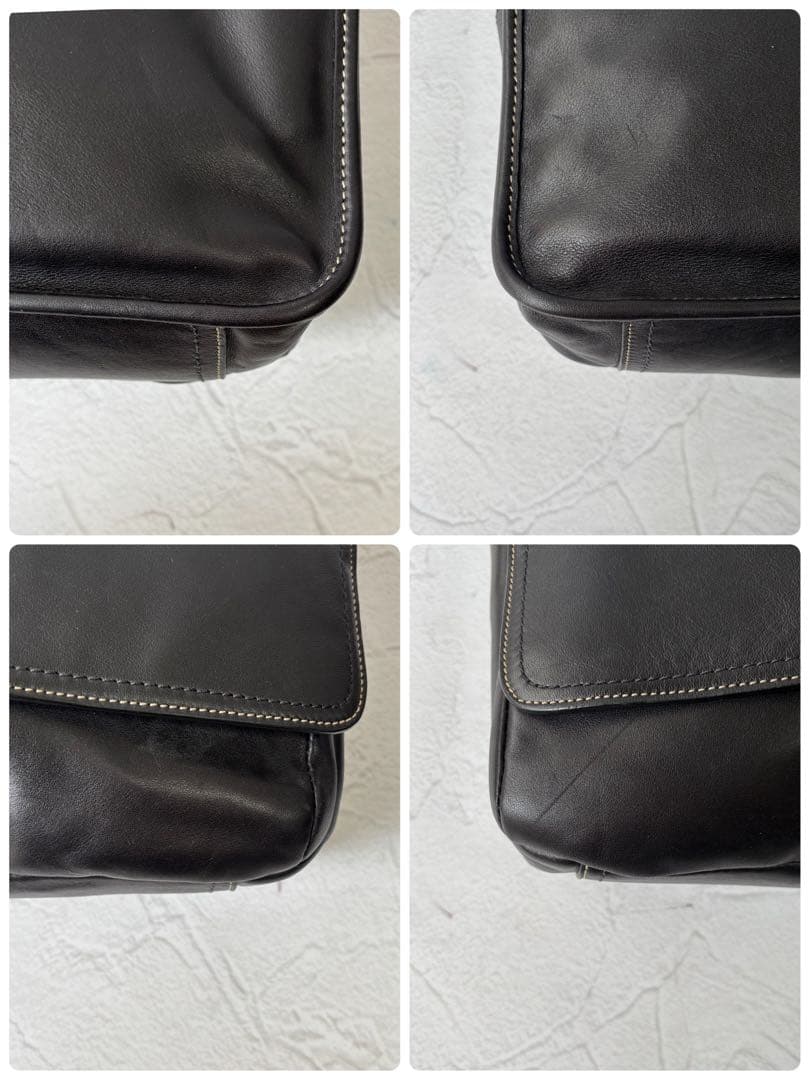 【極美品】コーチ メッセンジャーバッグ ショルダーバッグ レザー A4収納可