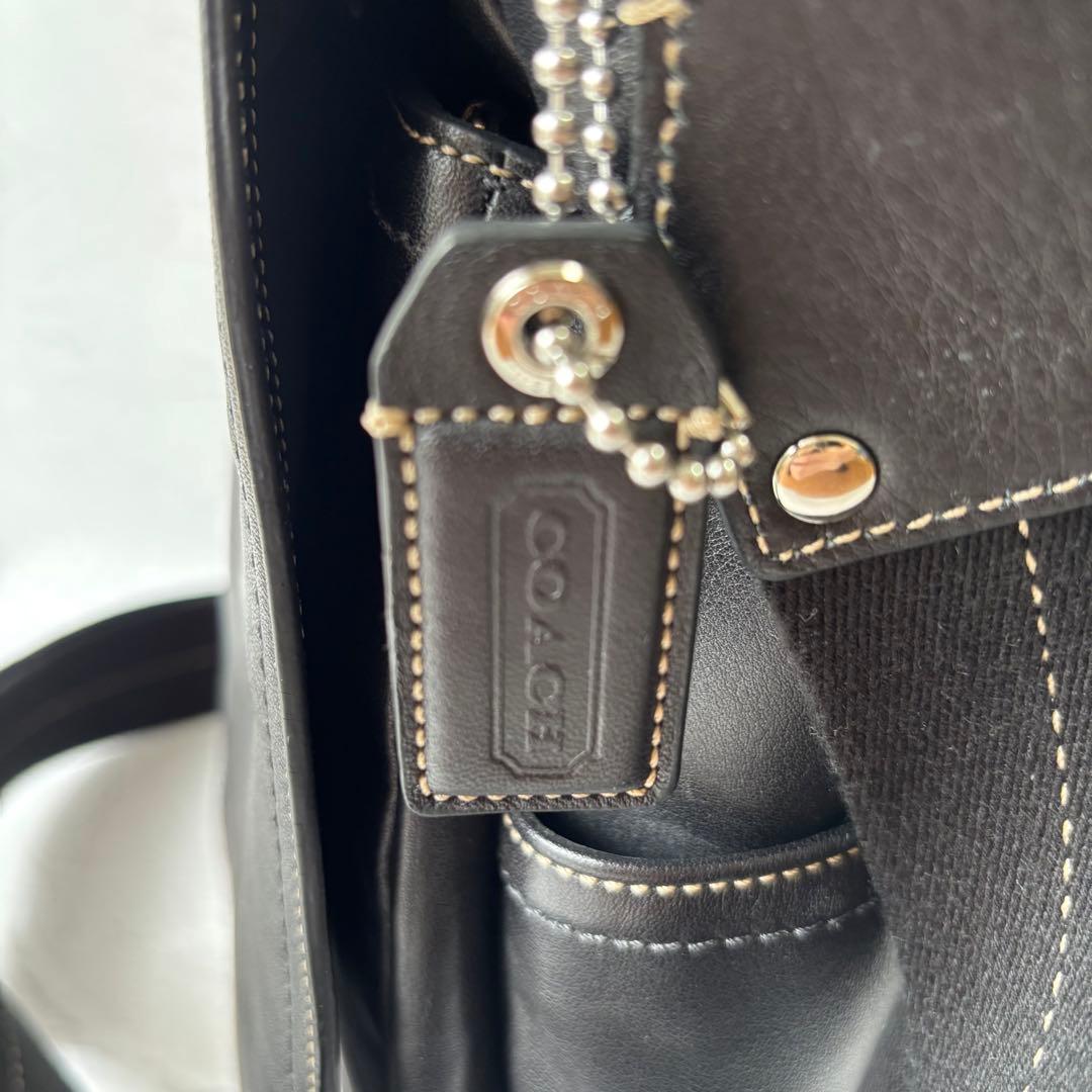 【極美品】コーチ メッセンジャーバッグ ショルダーバッグ レザー A4収納可