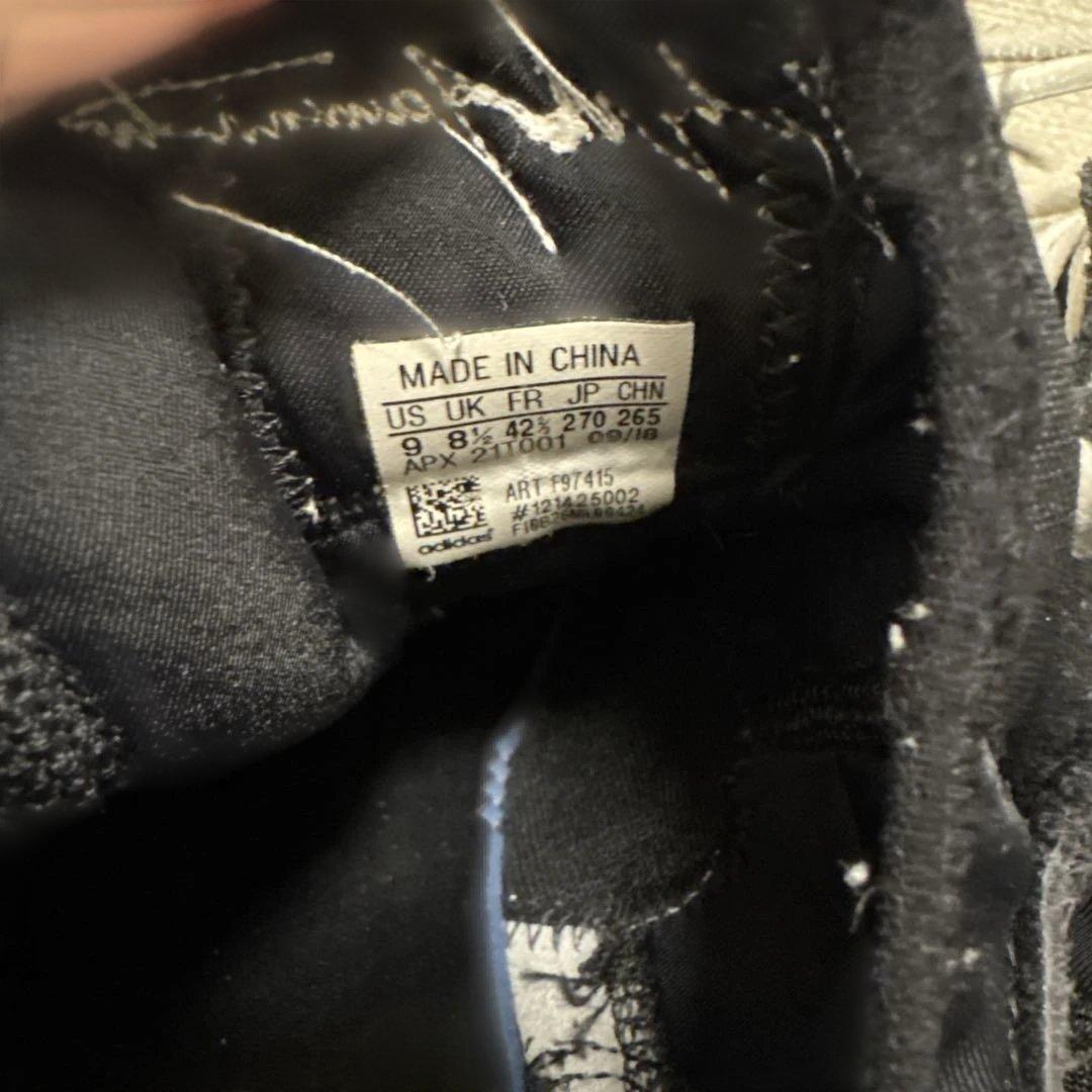 Y-3 ハイカットスニーカー 黒/白