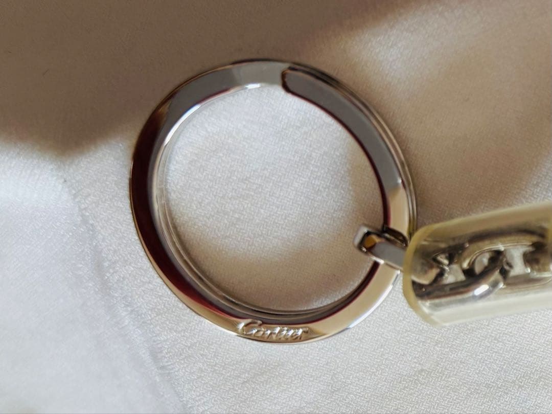 Cartier シルバー 回転式キーホルダー
