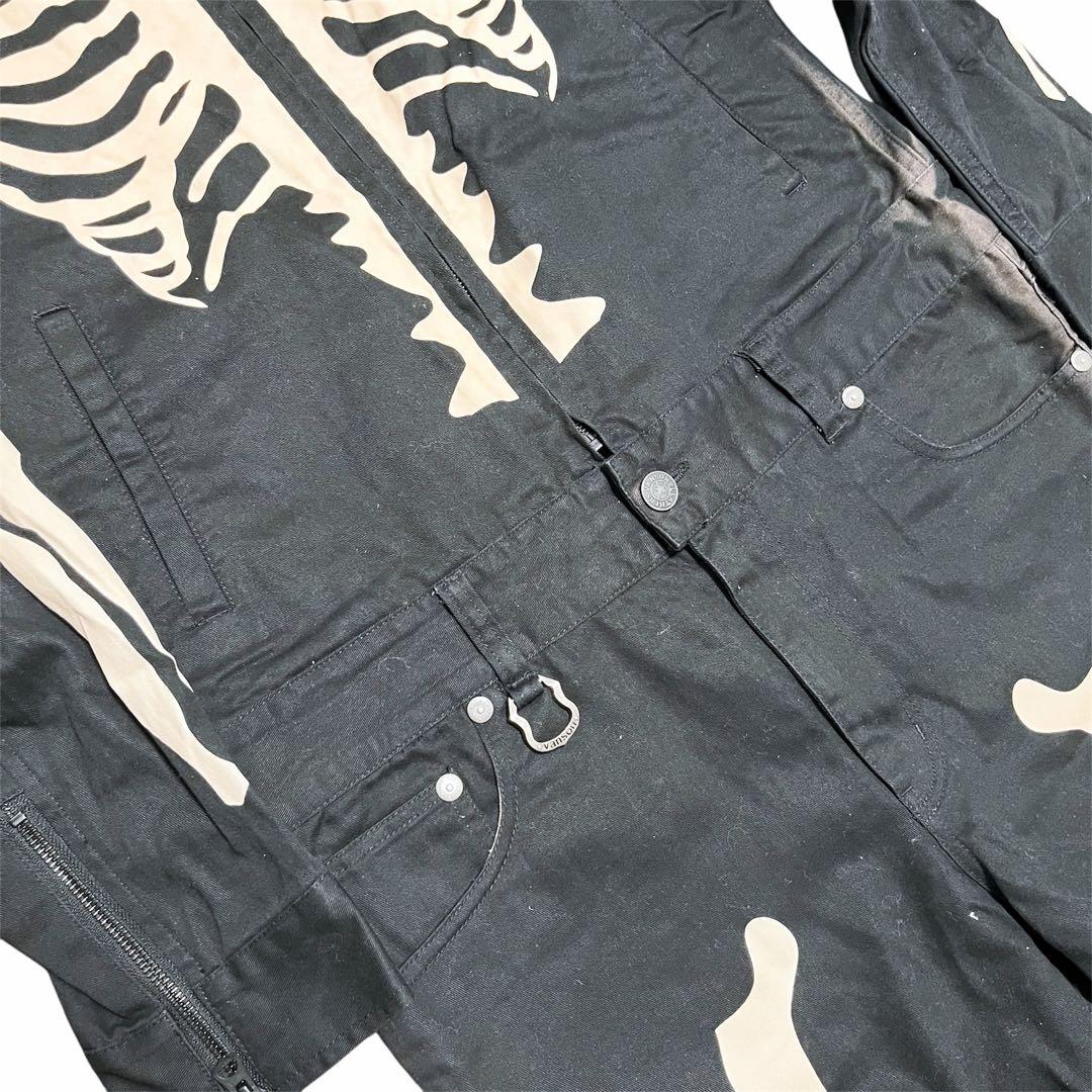 は*り様 【希少】VANSON つなぎ ヒューマンボーン スカル　ワンスター カ