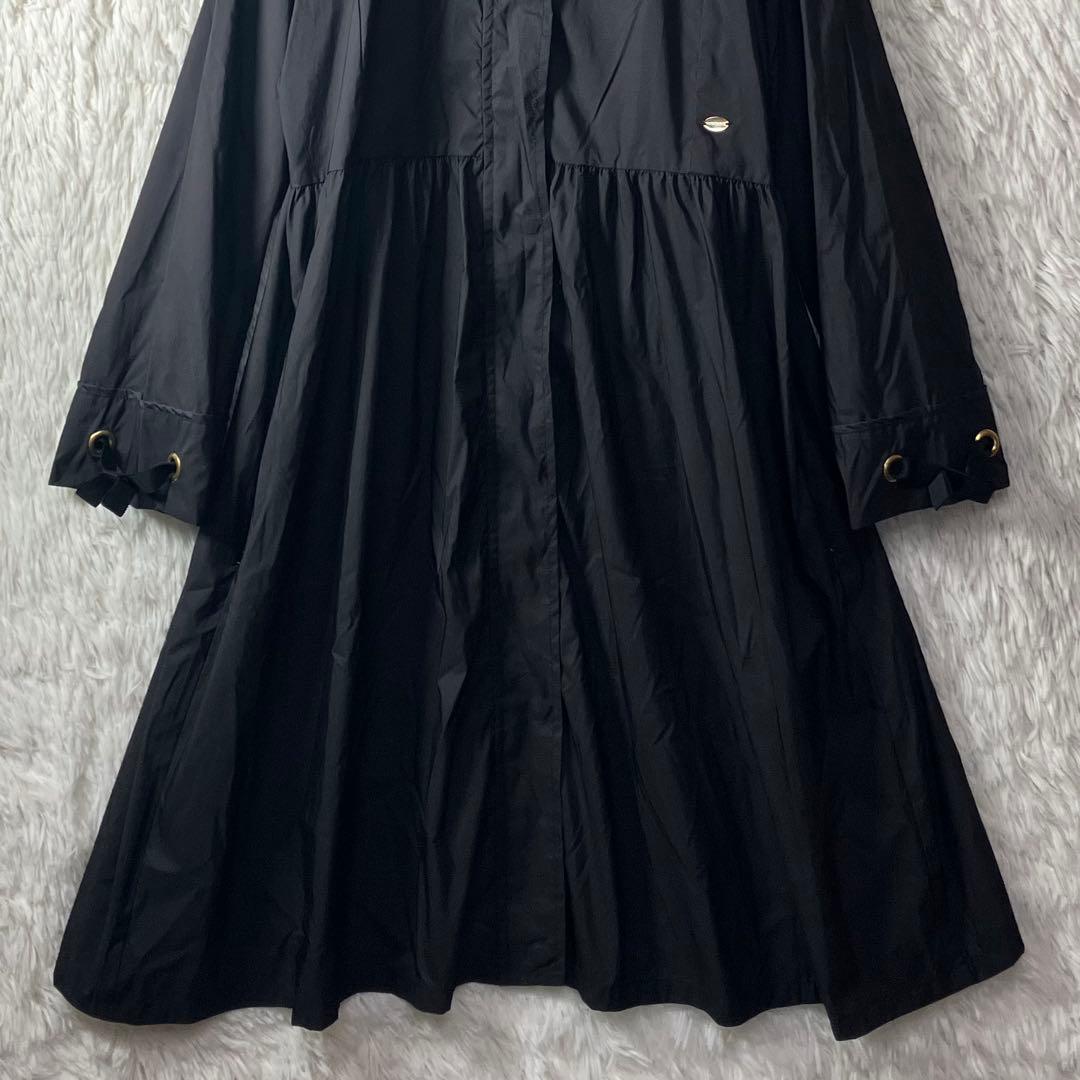 美品 TOCCA トッカ ロングコート Aライン レインコート フリーサイズ