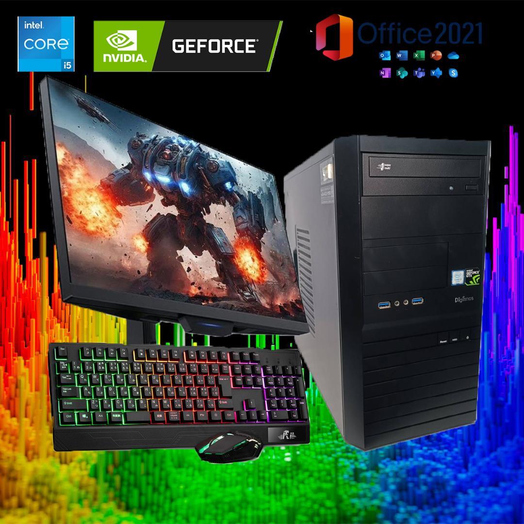 【ゲーミングPCフルセット】i5 9400F GTX1650 オフィス ドスパラ