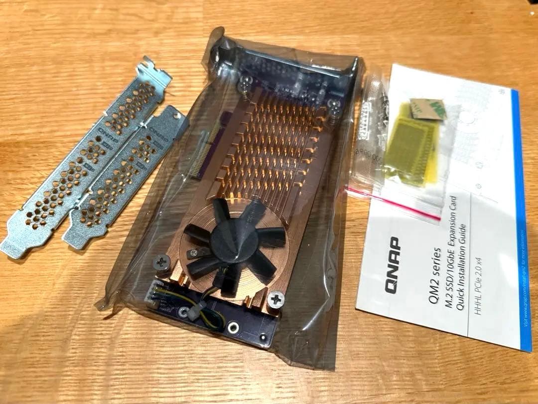 【美品】QNAP QM2-2S-220A PCIe拡張カード