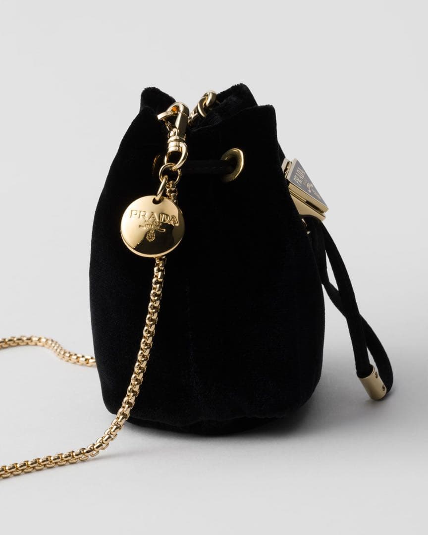【PRADA】 ベルベット　ミニポーチ　ベルベットミニポーチ
