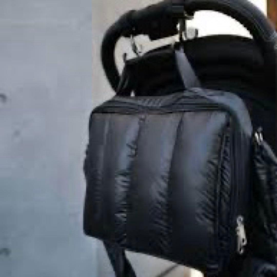 calin カラン ブラック キルティング ショルダーカバン　マザーズバッグ