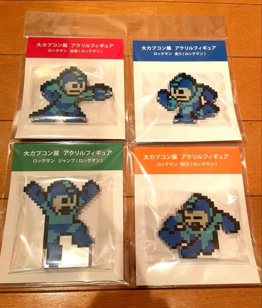 【大カプコン展】ロックマン アクリルフィギュアコンプリートセット