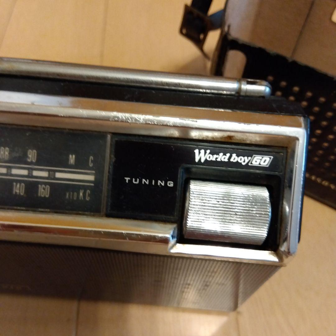 National Panasonic World Boy 60　レトロ　カバー付