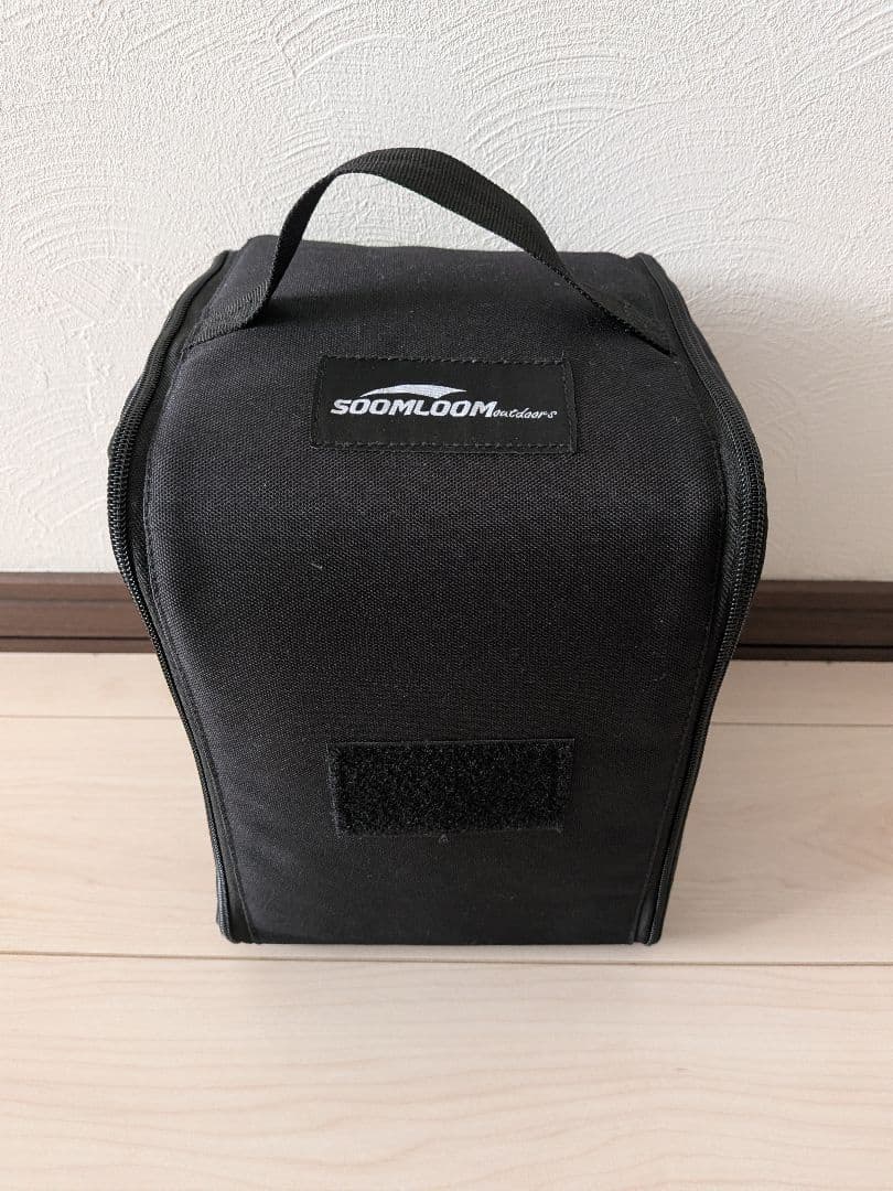 【未使用】Soomloom アイロンストーブ 替芯・ガラス窓・収納ケース付き