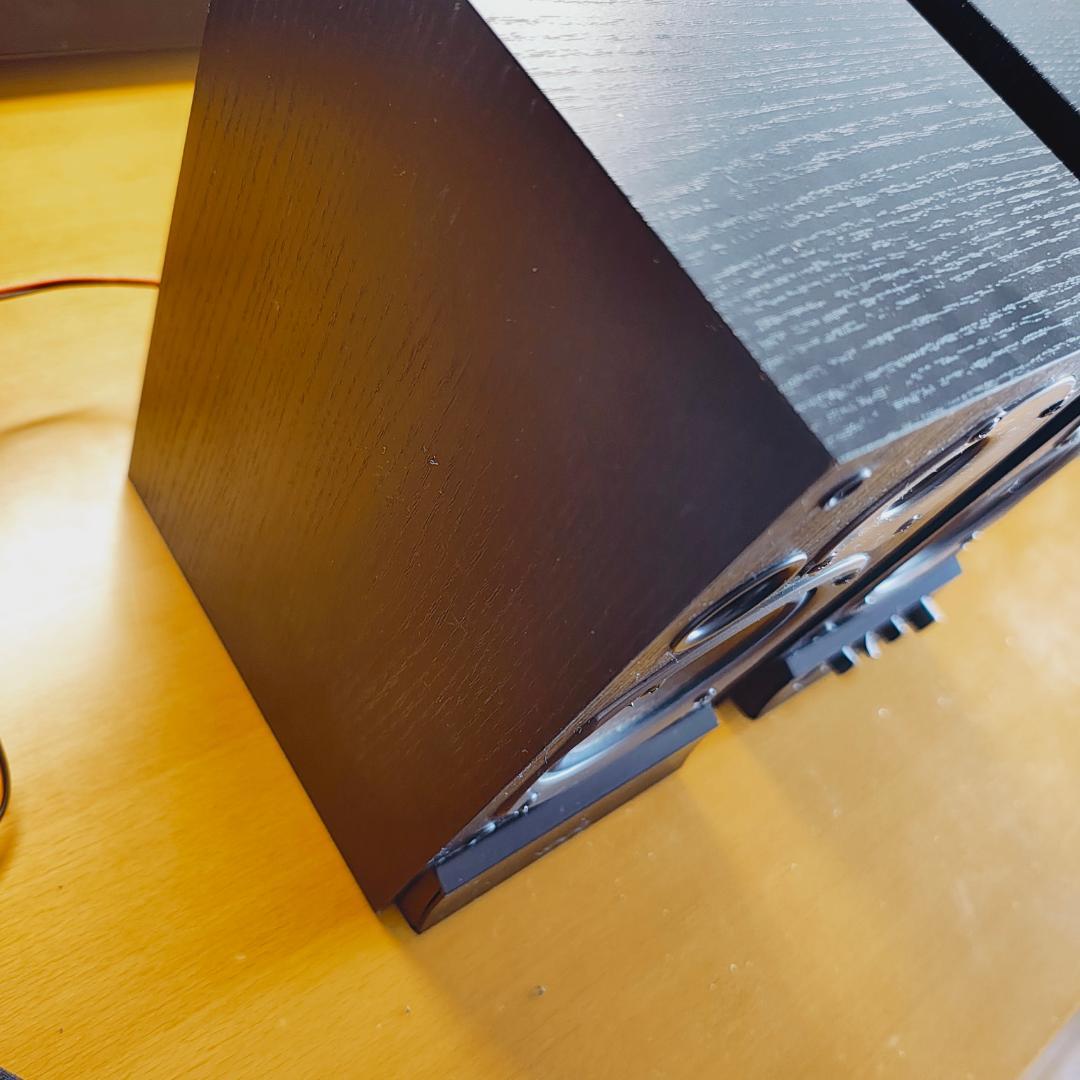 ONKYO WAVIO GX-D90 アンプ内蔵スピーカー　木目調ブラック