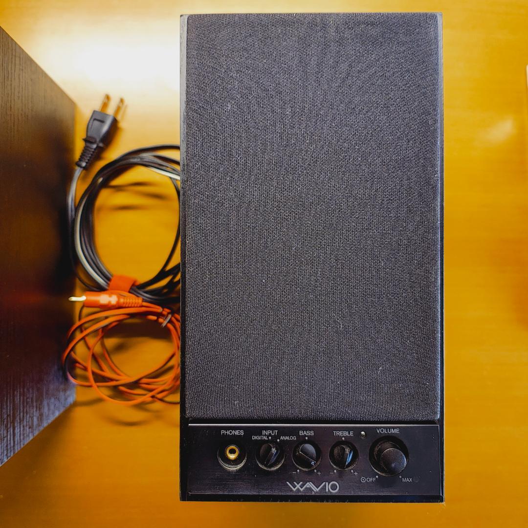 ONKYO WAVIO GX-D90 アンプ内蔵スピーカー　木目調ブラック