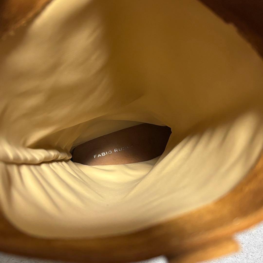 新品　ファビオルスコーニ　ロングブーツ　スエード　ベージュ　フラット　2146