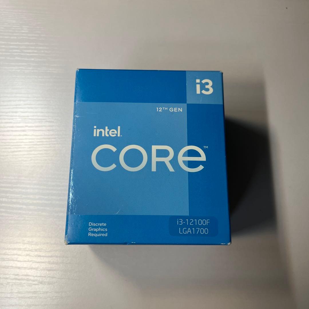 CPU Intel core i3 12100f