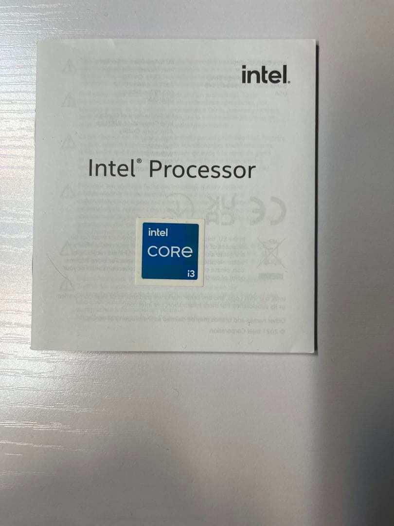CPU Intel core i3 12100f