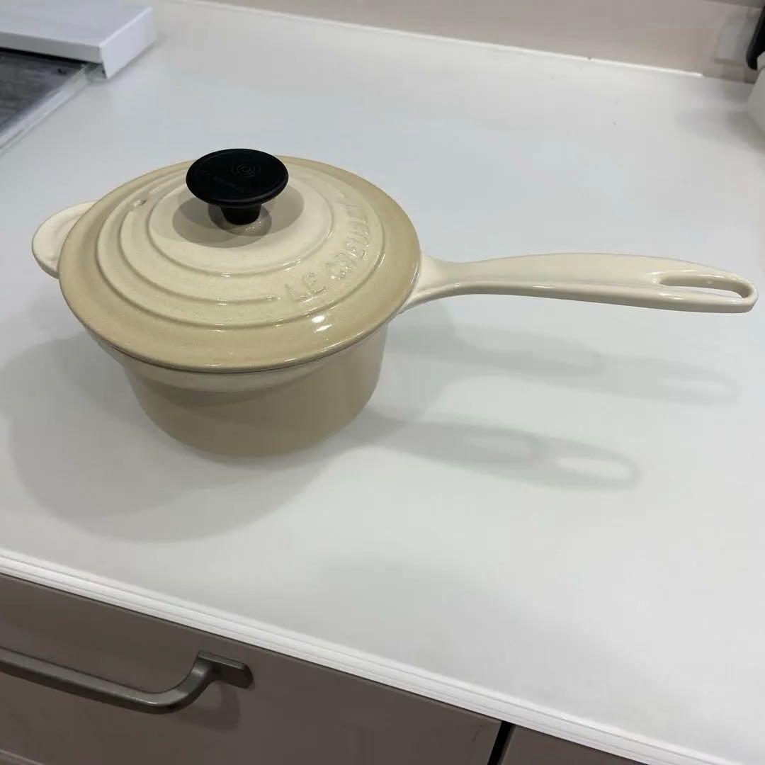 ル・クルーゼ ベージュ 鋳鉄 片手鍋