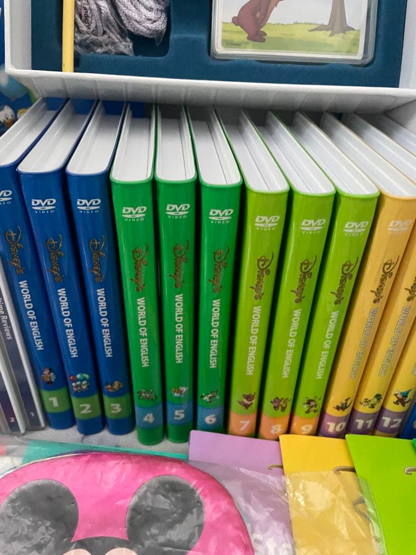 DWE ディズニー英語システム　メインプログラムフルセット　美品　新子役　8