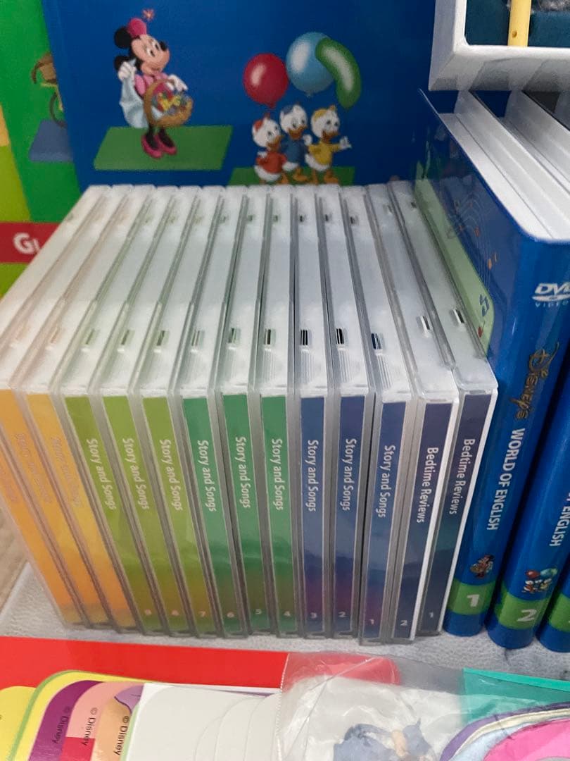 DWE ディズニー英語システム　メインプログラムフルセット　美品　新子役　8