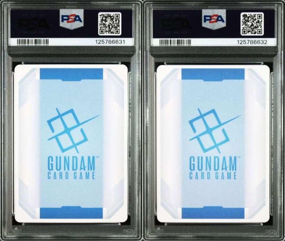 ガンダムカードゲーム　ザクⅡ シャア・アズナブル　　β　PSA10 連番