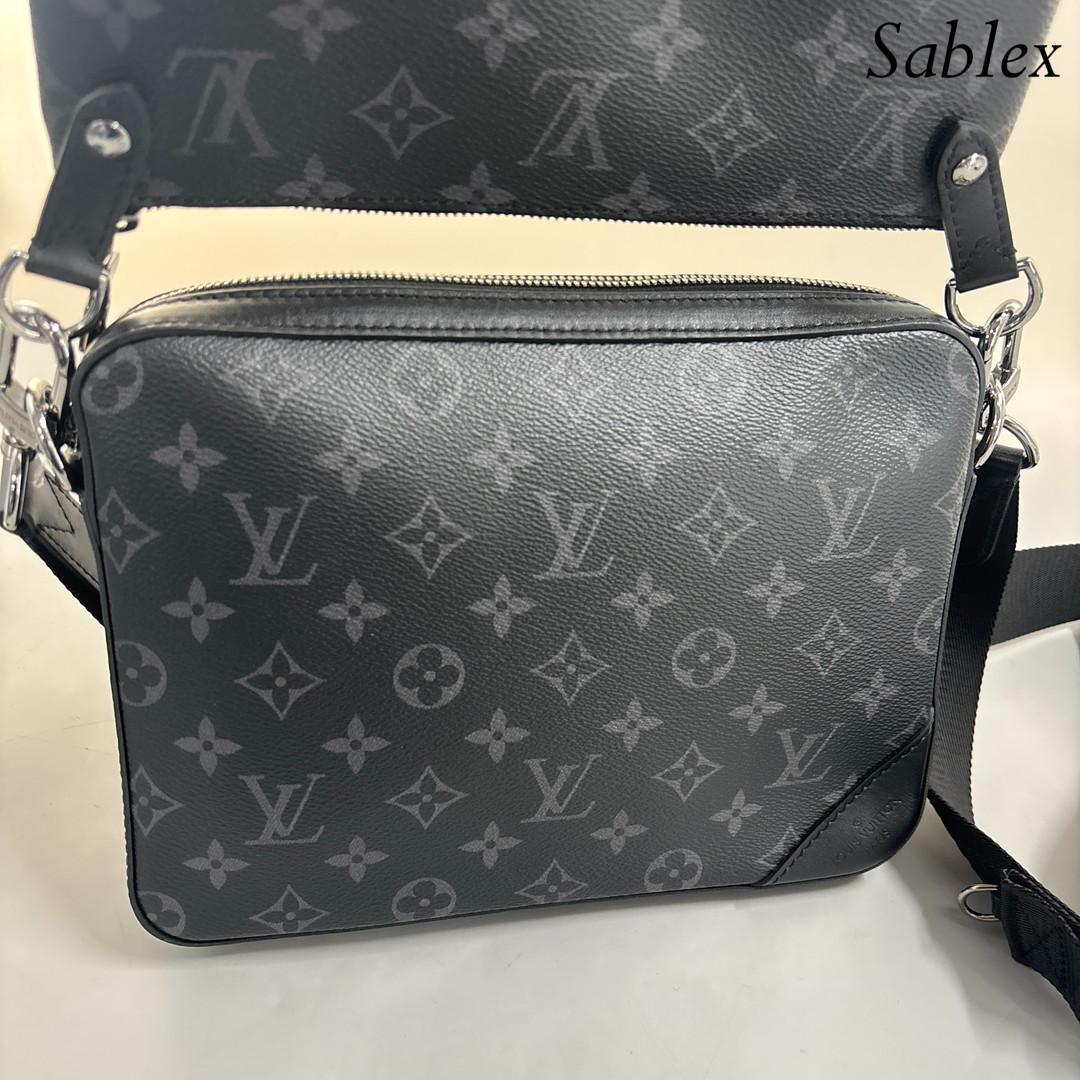 【未使用/IC】ルイヴィトン モノグラムエクリプス トリオメッセンジャー メンズ