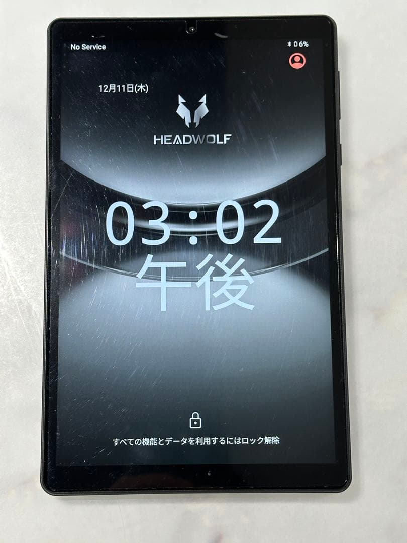 ヒロ[ジャンク]Android15 8インチHeadwolf FPad6