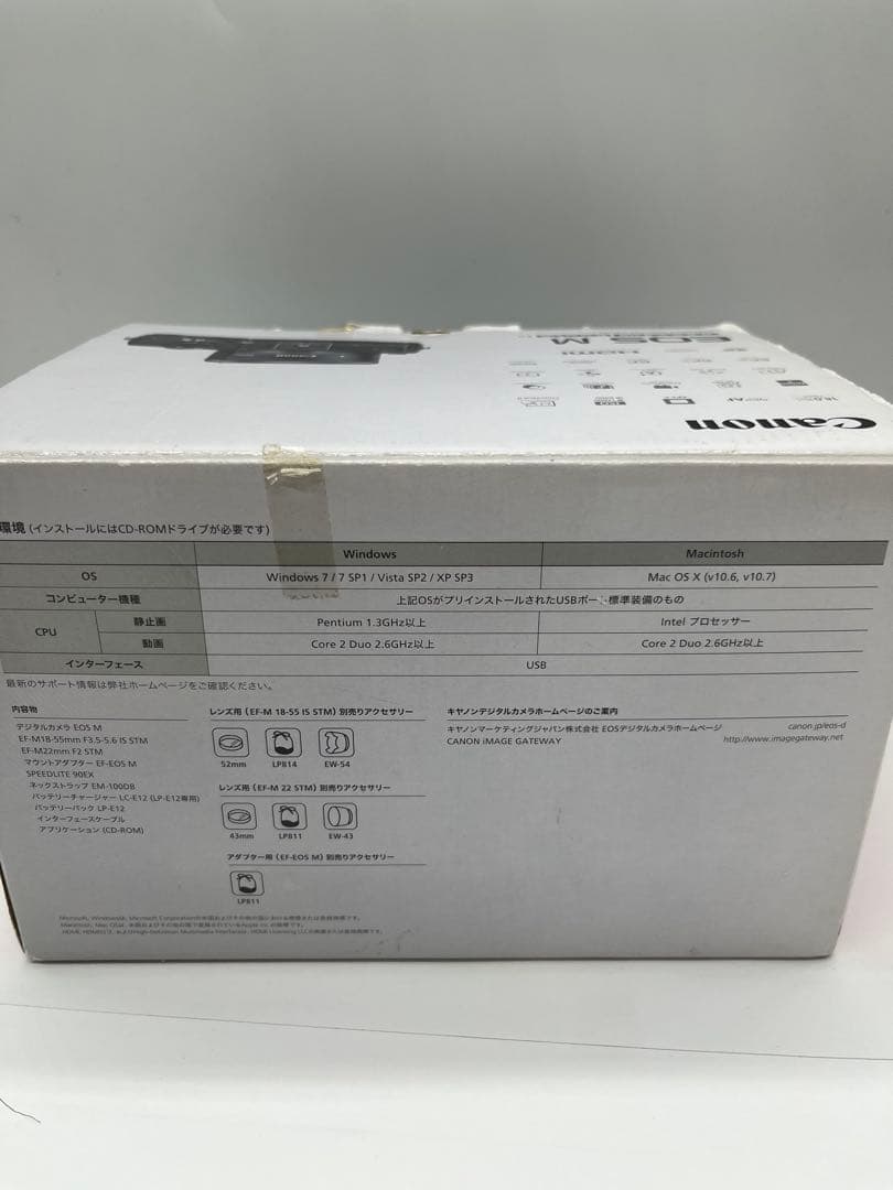 Canon EOS M デジタル一眼レフ レンズ3本セット