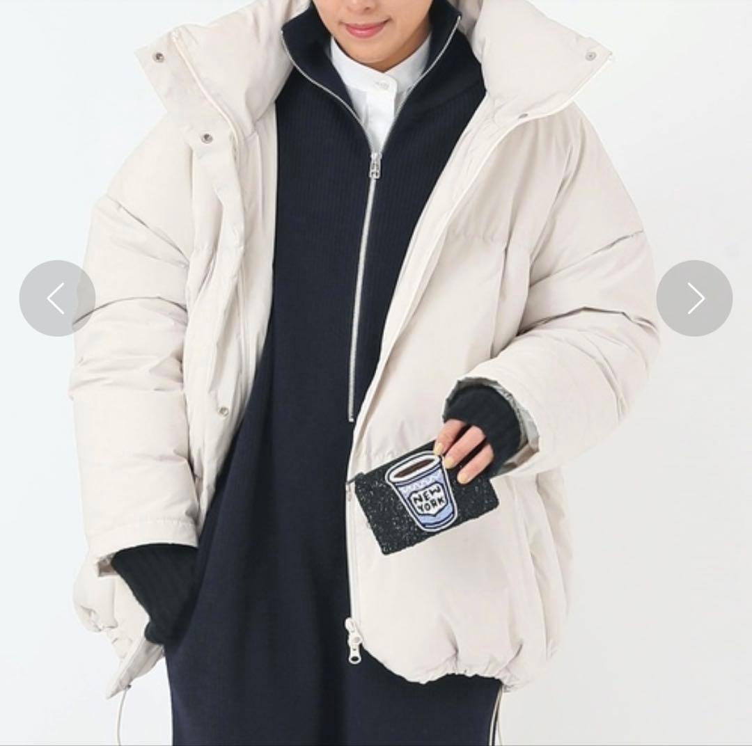 AP STUDIO Midi down jacket 36サイズ シロ