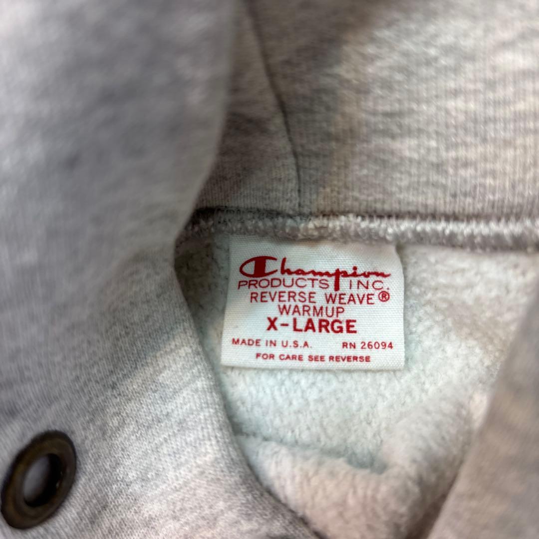 Champion XL 赤単色タグ 70s復刻 Reverse Weave