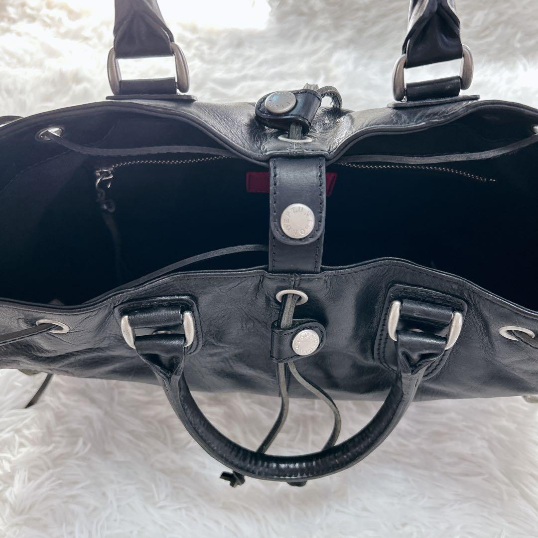 バッグ 00s archive leather hand bag grunge y2k