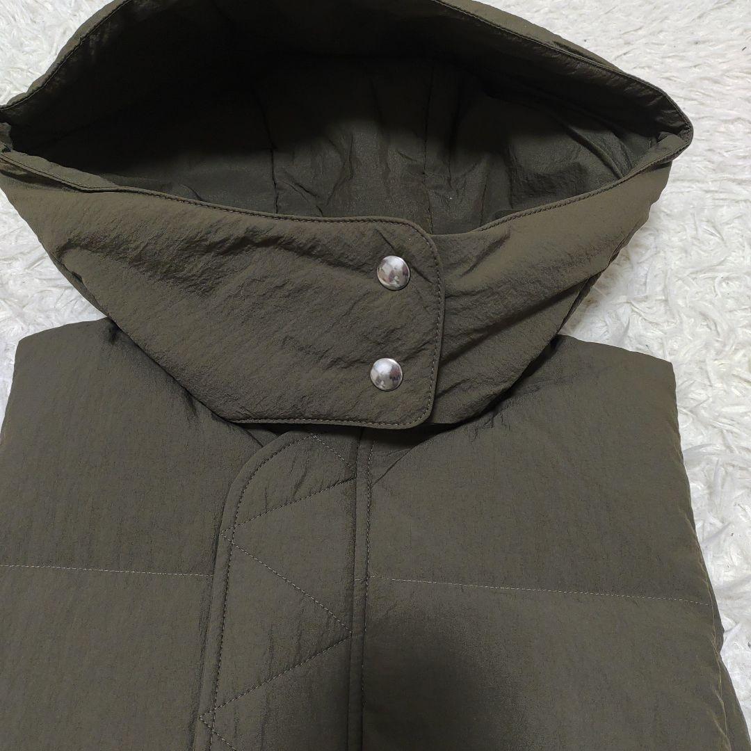 UN3D.　ダウンショートベスト　カーキ系　アンスリード