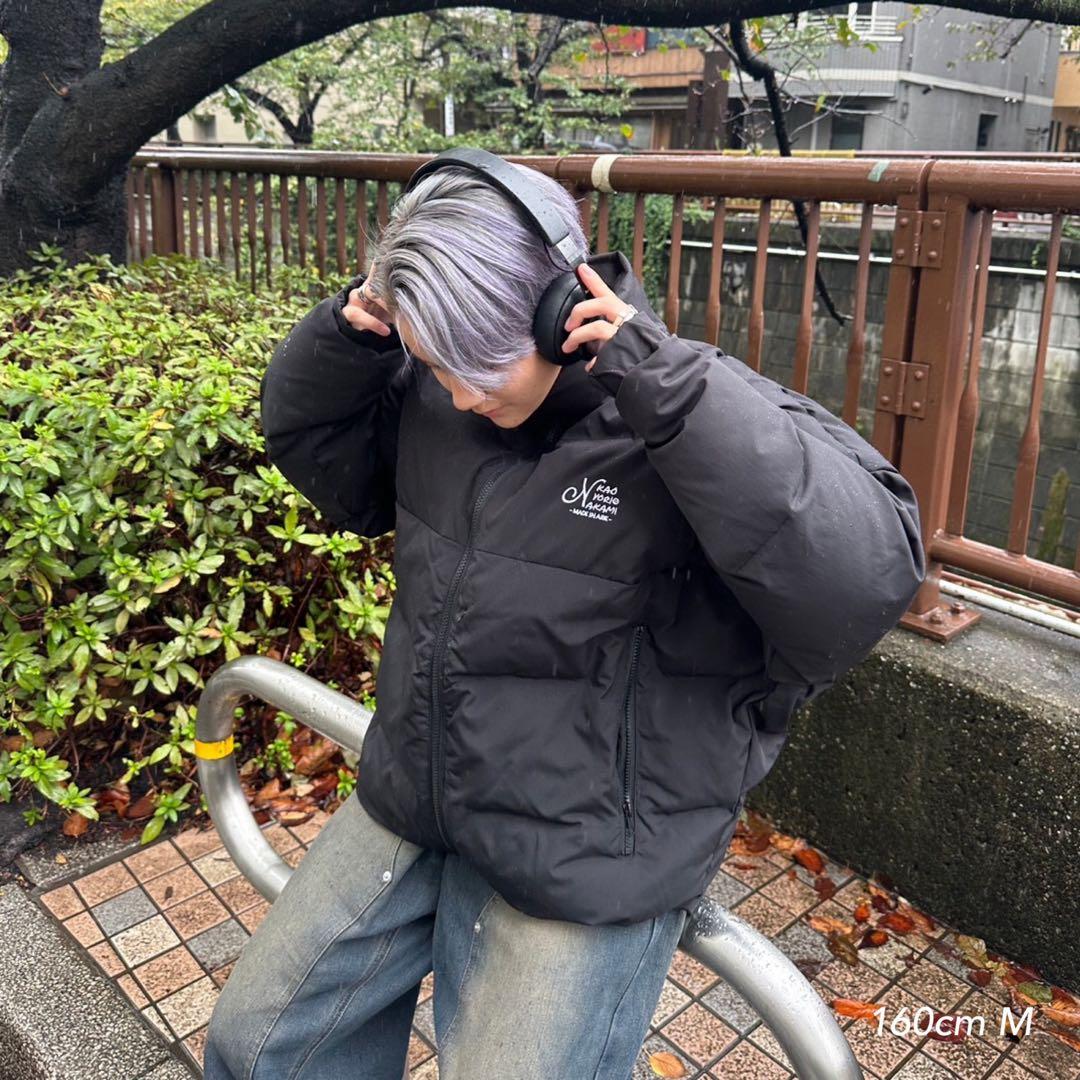 kaoyorinakami ダウンジャケット black＆black L