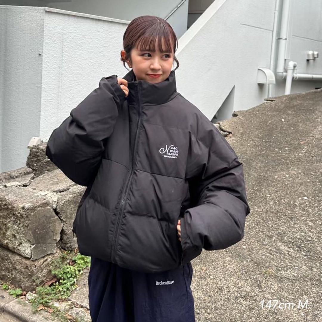 kaoyorinakami ダウンジャケット black＆black L