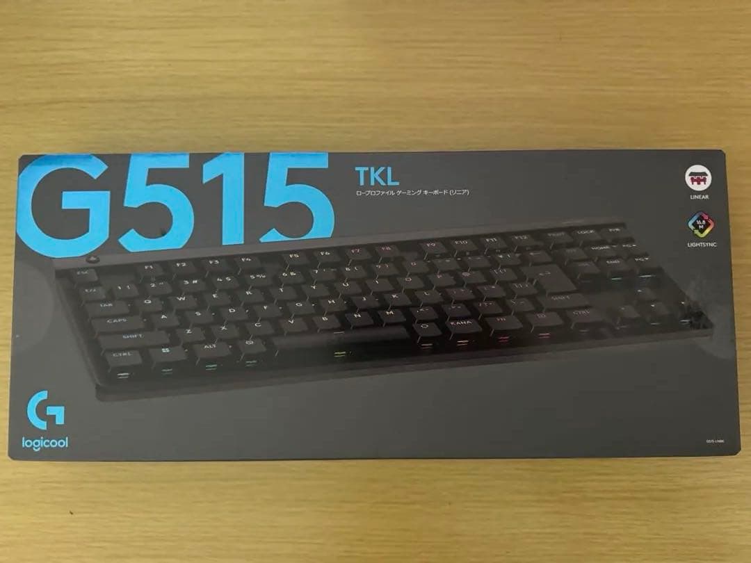 【新品未使用】Logcool G515 TKL ロープロファイル リニア 赤軸