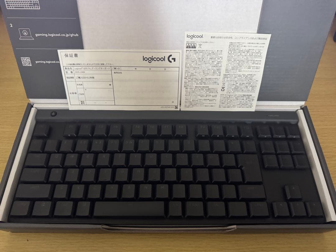 【新品未使用】Logcool G515 TKL ロープロファイル リニア 赤軸