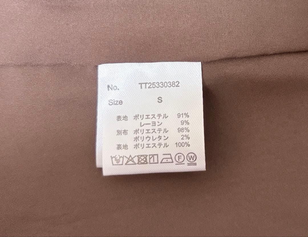 THE TOE Leopold Tweed Dress ブラウン S