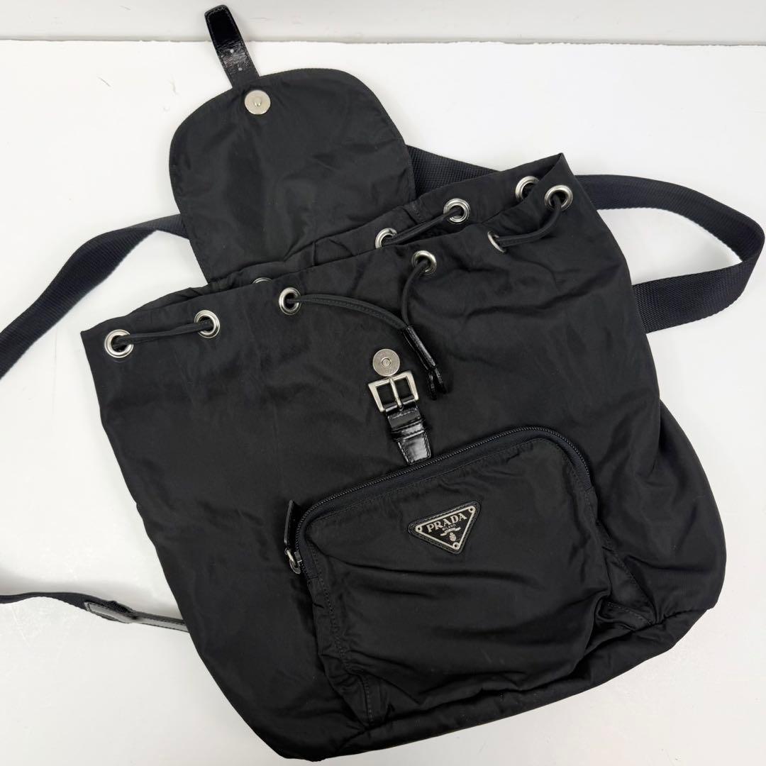 美品 PRADA ナイロン バックパック プラダ リュック