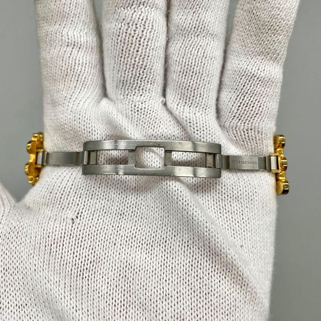 新品電池✨️DELMA les supremes ビジュー ゴールド金具 スクエア