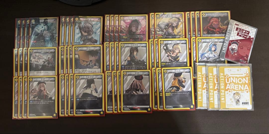 黄nikke モダニアカウンターズデッキ& 紫 nikke ピルグルラムデッキ他