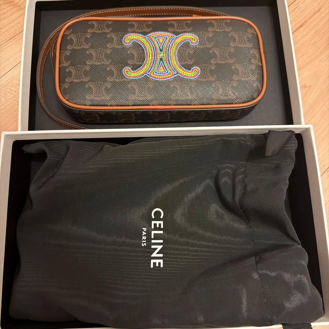 セリーヌ　CELINE トリオンフ　カメラバッグ　レア