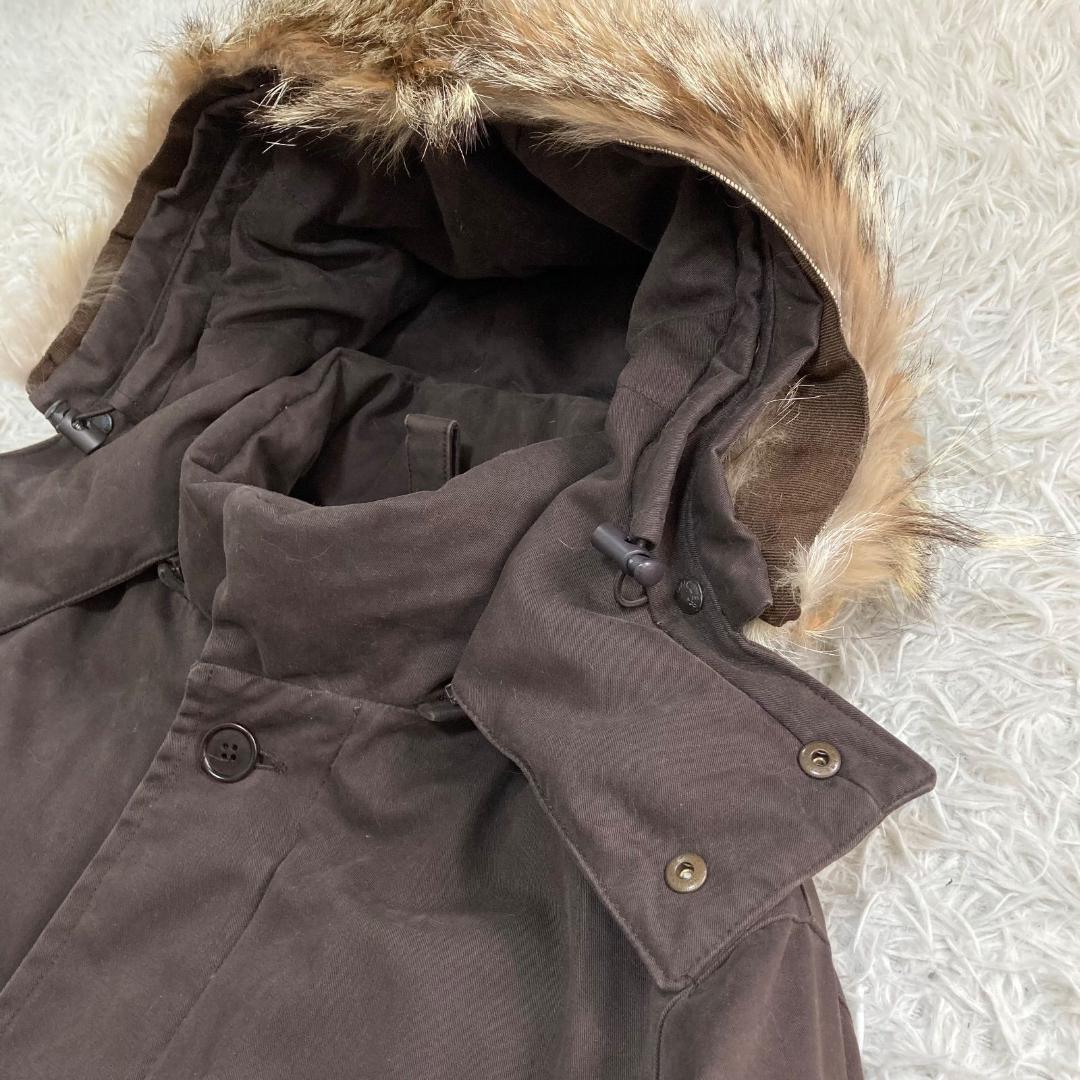 17015✨モンクレール 青タグ セザンヌ ダウンジャケット ファーフード 2